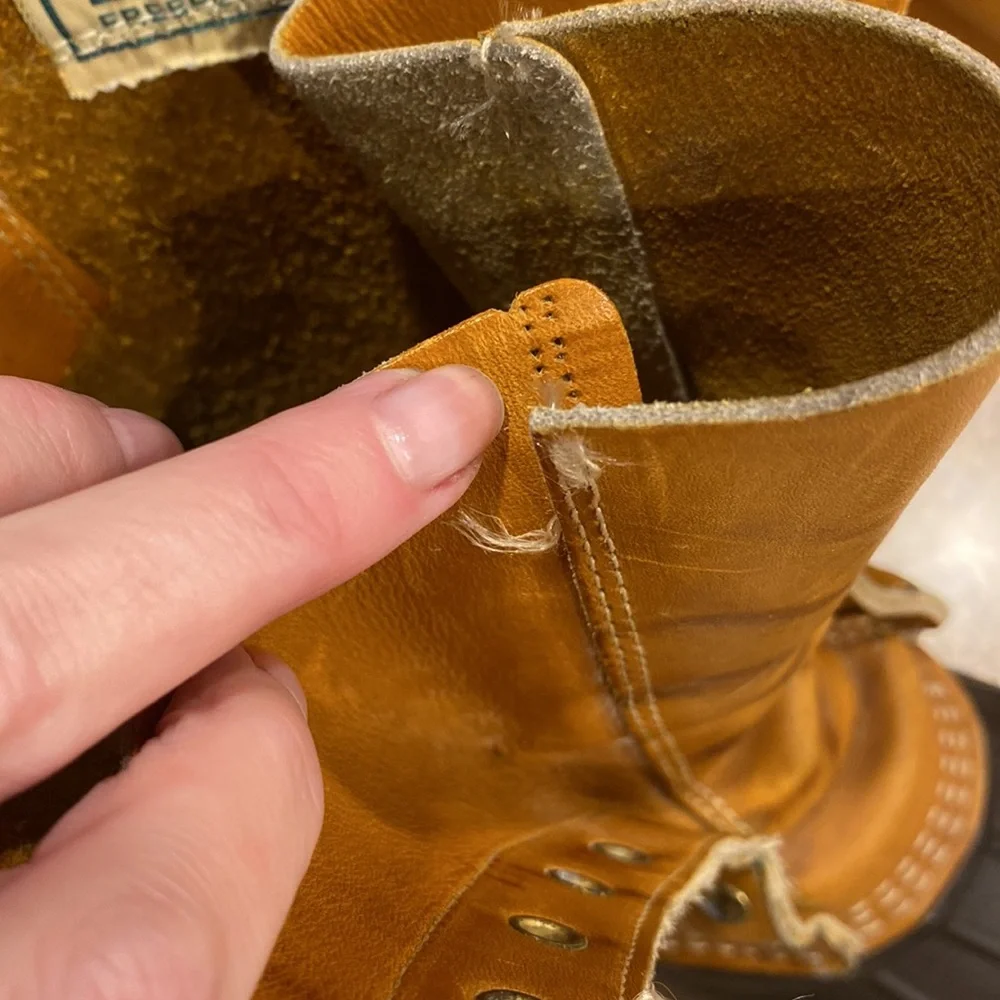 L. L. Bean Vintage Leather Duck Boots (No Innersoles or Laces)With Imperfections
